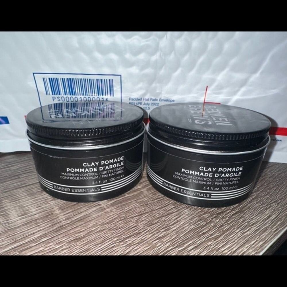 Redken brew clay pomade maximum control men hair care